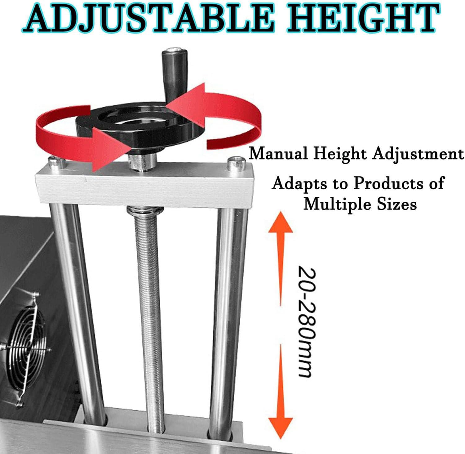 Macchina sigillatrice automatica per fogli di alluminio da,sigillatrice per sacchetti a banda continua, sigillatrice per tappi di bottiglia, macchina sigillatrice continua automatica Diameter15-60mm