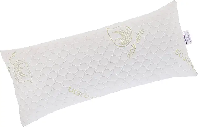 Almohada Viscoelástica Aloe Vera - Firmeza Media-Alta - Fabricada en España