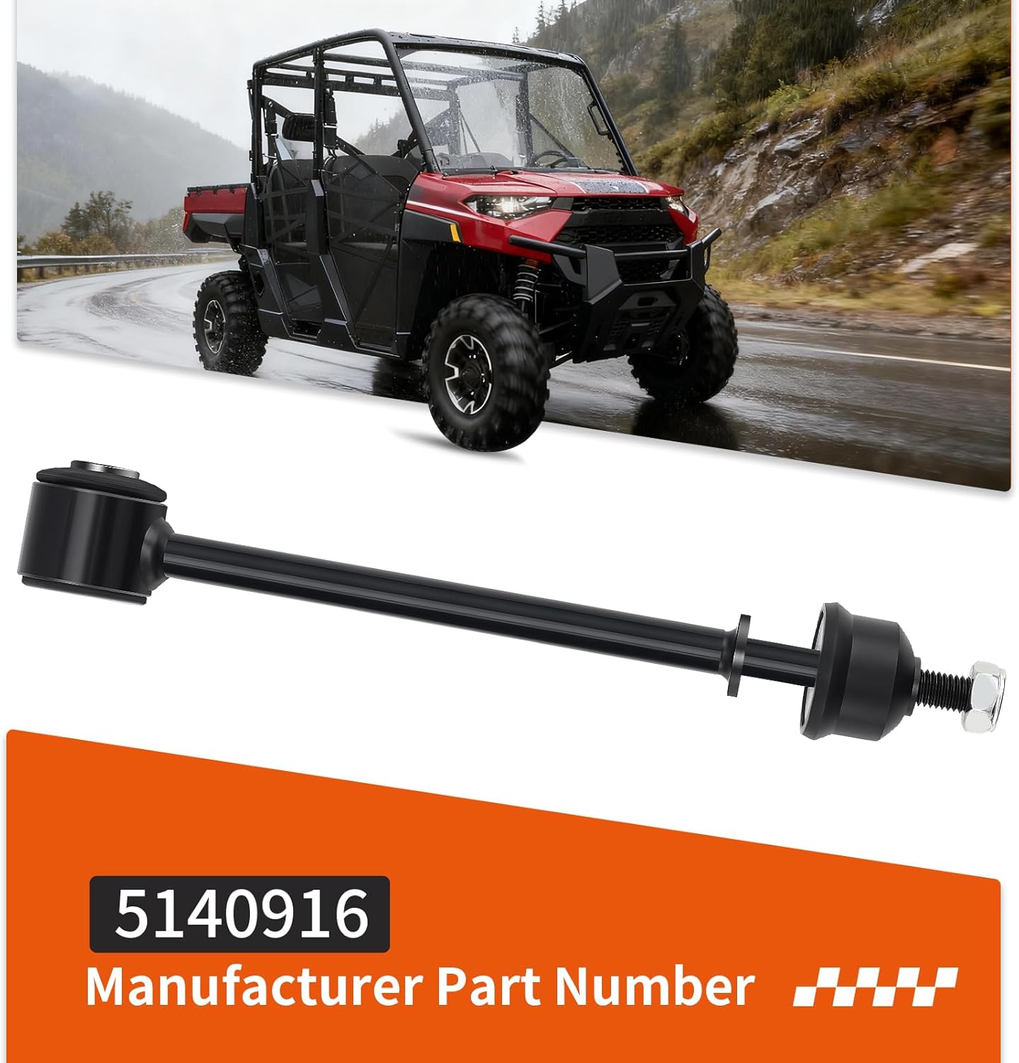 Torsion Bar Linkage For Polaris Ranger 1000 Crew XP EV 2018-2025 5140916