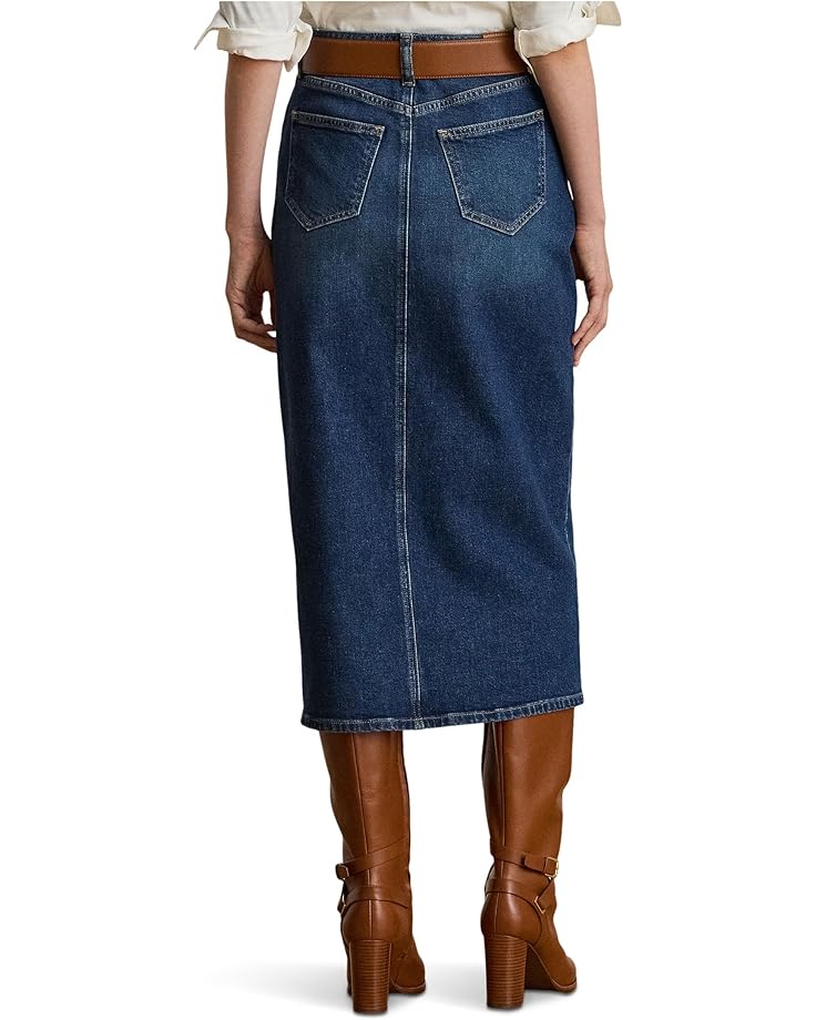Lauren Ralph Lauren Denim Midi Skirt - #2 of 4