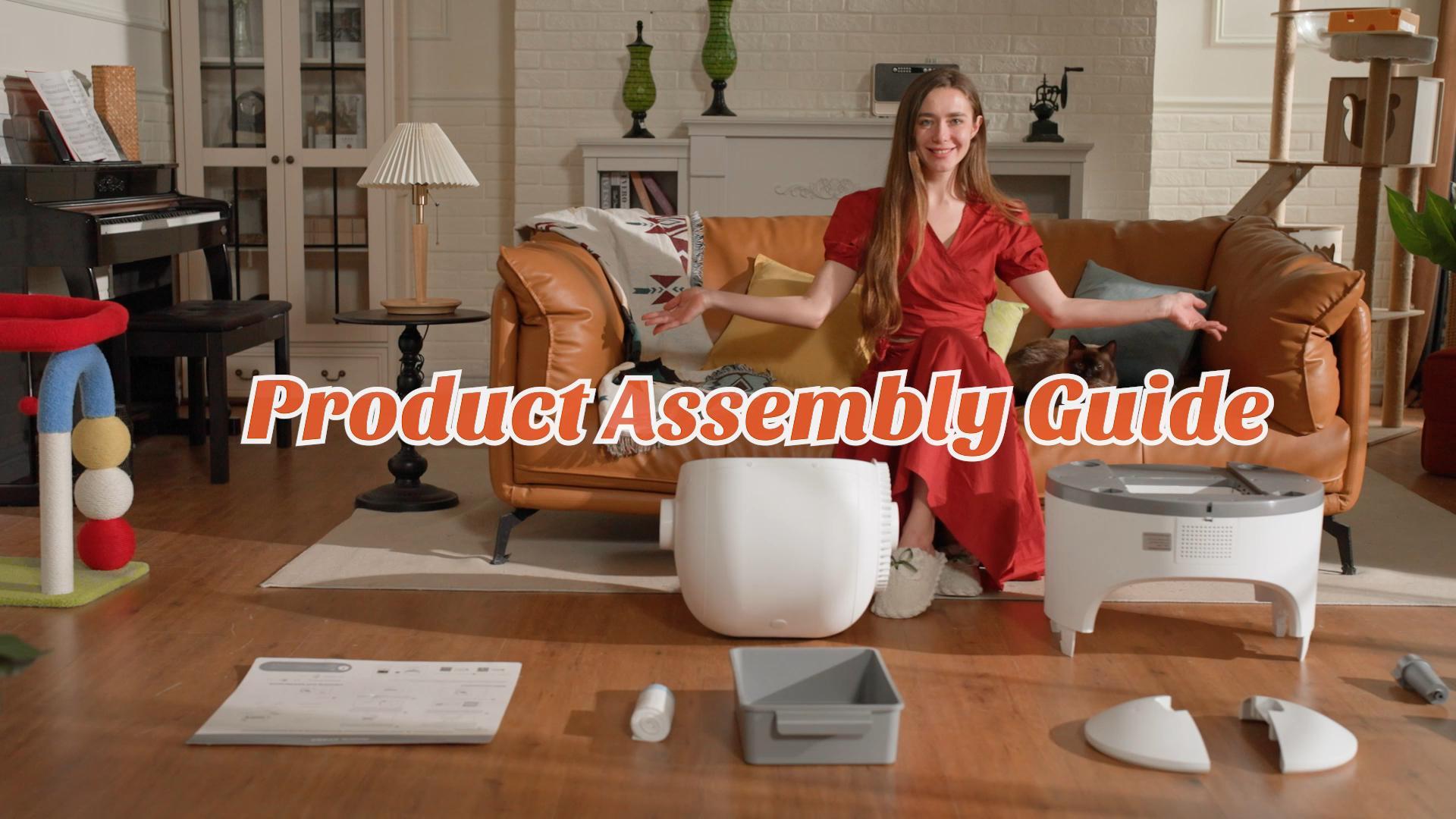 Bashaw Self Cleaning Litter Box, Large Capacity Automatic Litter Box for Multiple Cats, App Control, Safety Sensors, 2 Rolls of Garbage Bags (White) - image 8