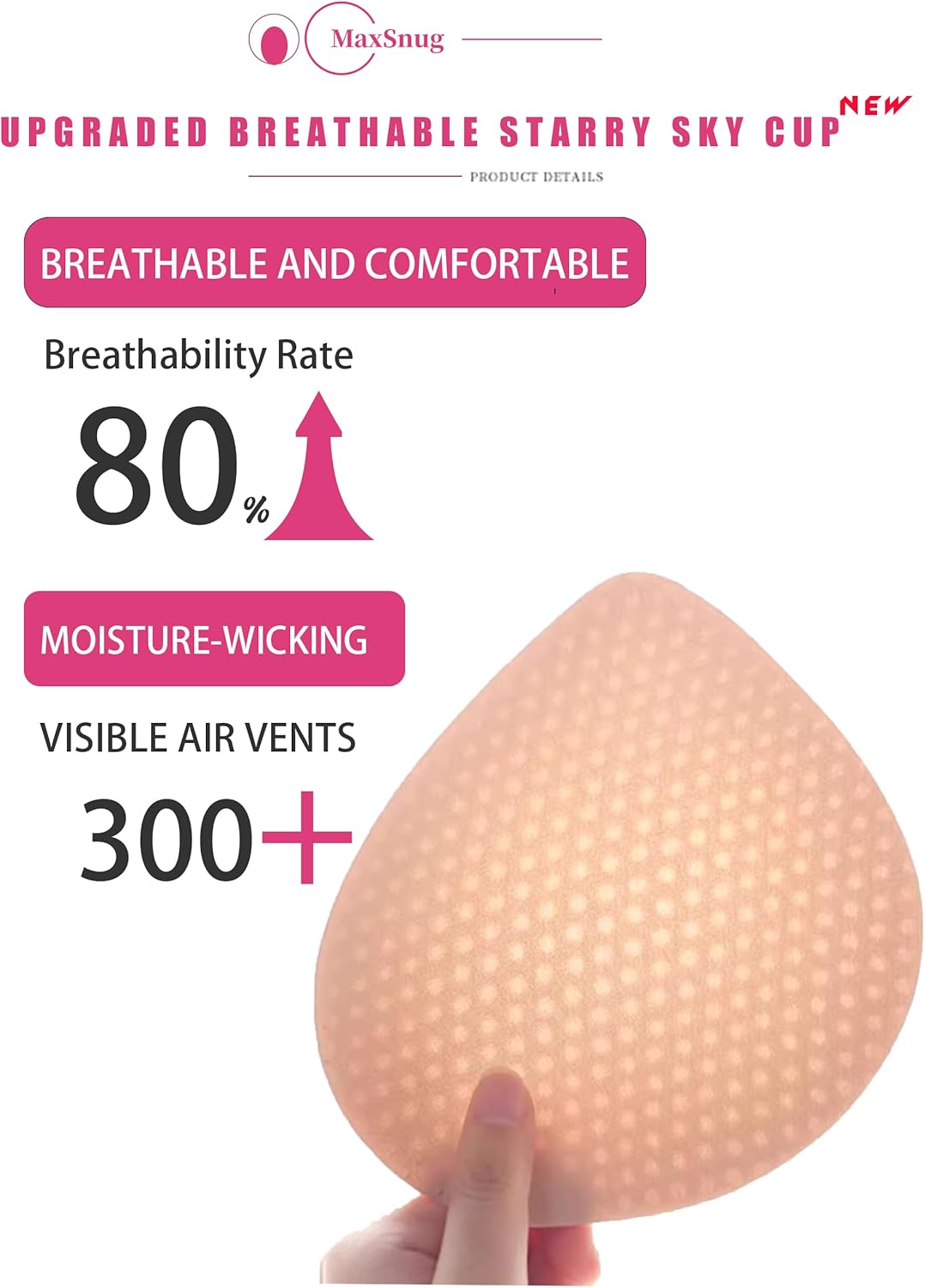 Jelly Bras for Women - Wireless Push Up Bra No Underwire, Plus Size Bralette for Older Women-Sports Minimizer Comfort Support - Image 5