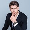 JewelryWe Pair of Watches Digital Watch Stainless Steel Binary Watch Rectangle Bezel LED Sports Watch Blue LED Light Calendar Fashion Cool Partner Watch for Men Women Black / Silver