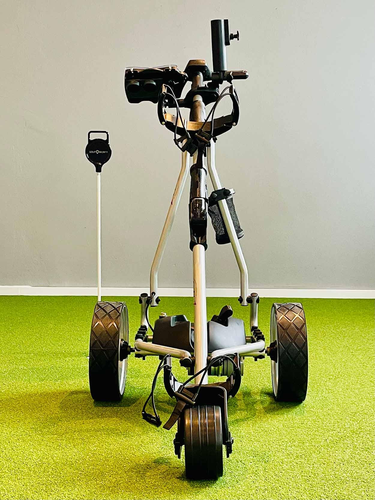 Caddyone 410 Lithium Elektro Golftrolley Silber