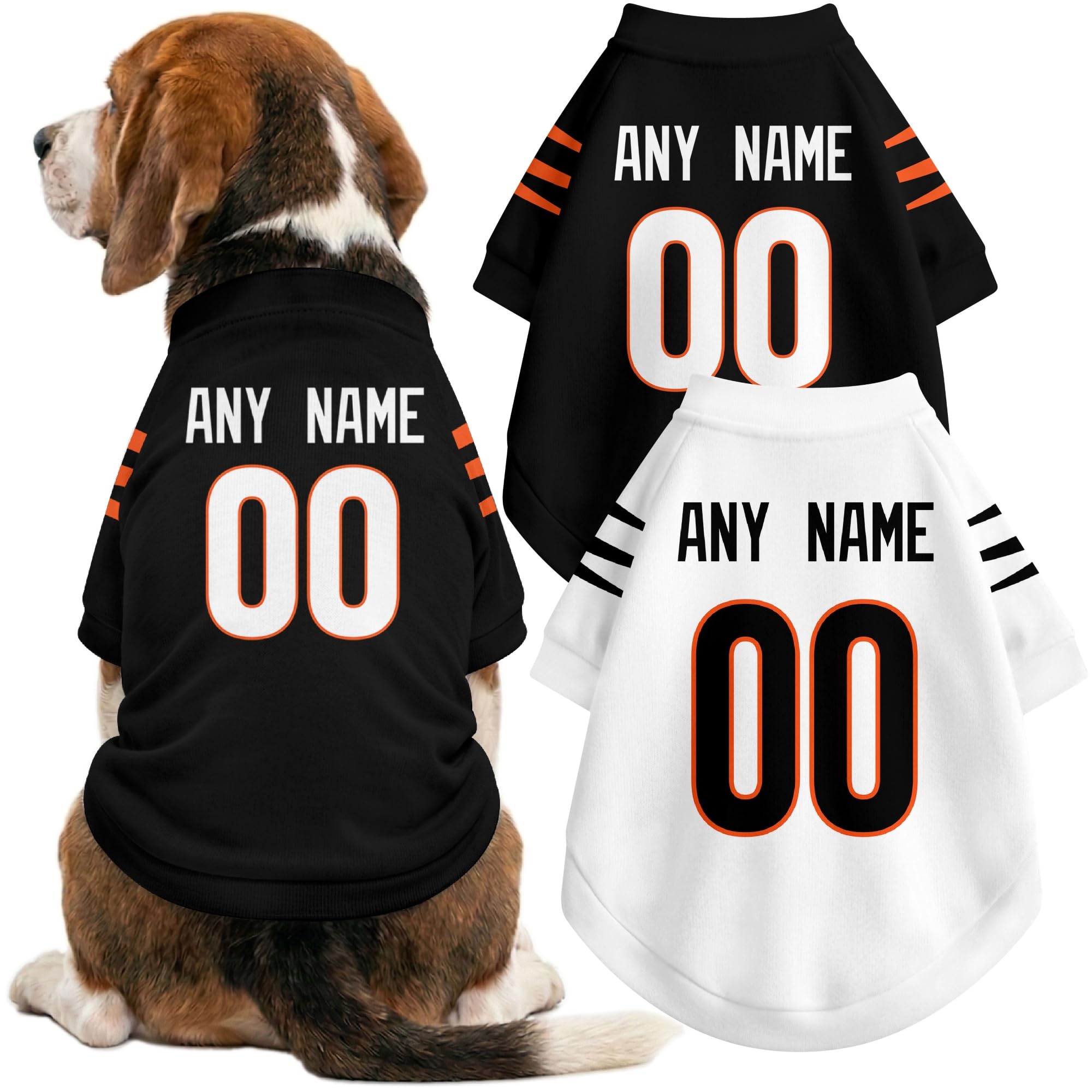Cincinnati Dog Clothes Custom Name Number T Shirt for Dog Gifts