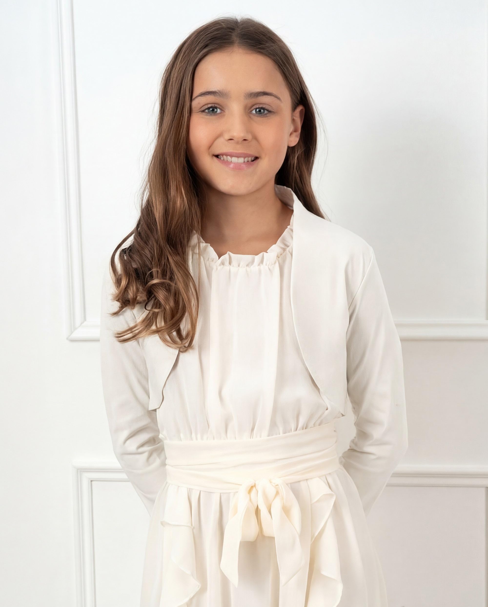 Bolerose Filles Manche 3/4 Formel Enfants Adaptés Boléro