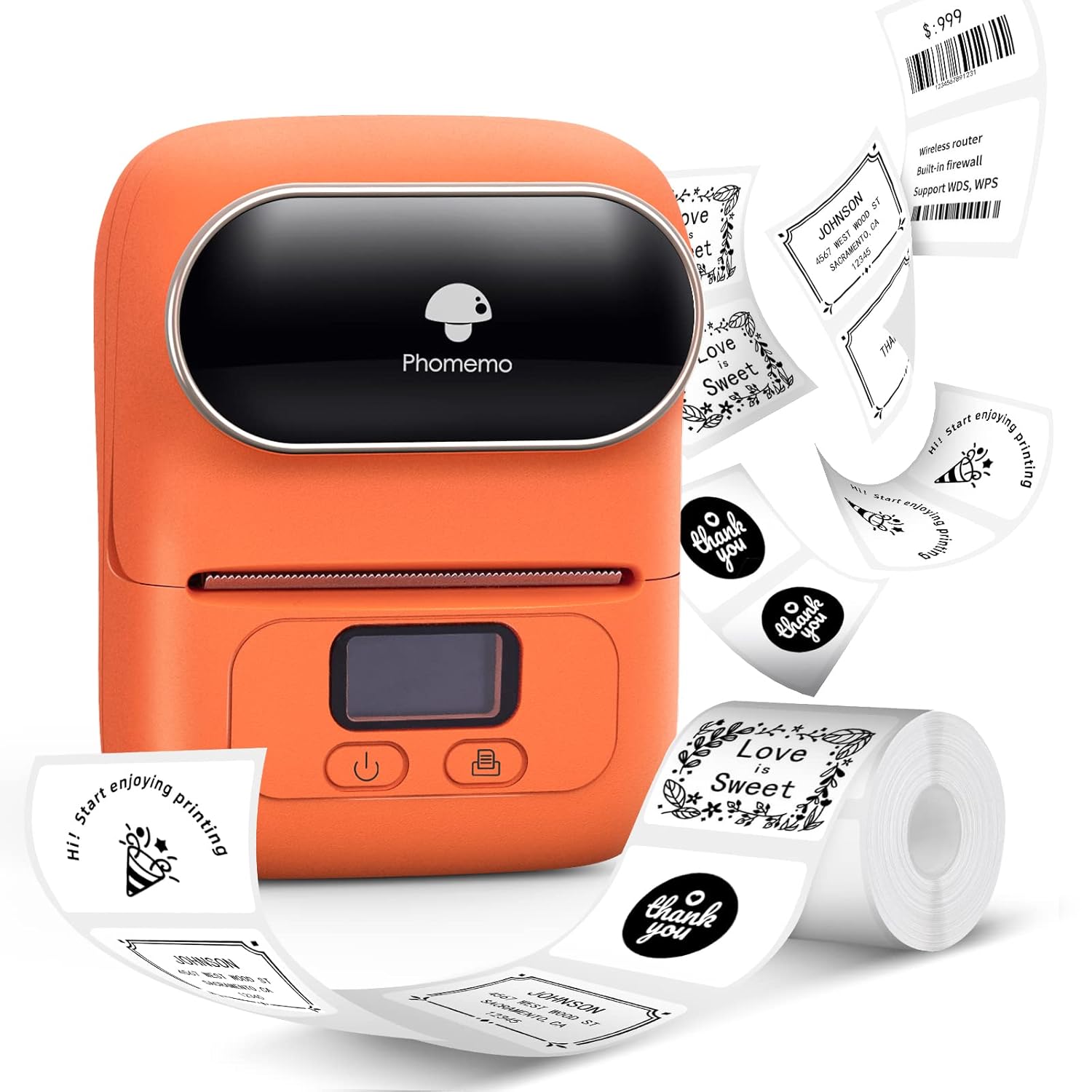 Phomemo Bluetooth Label Maker Machine, M110 Sticker Label Printer