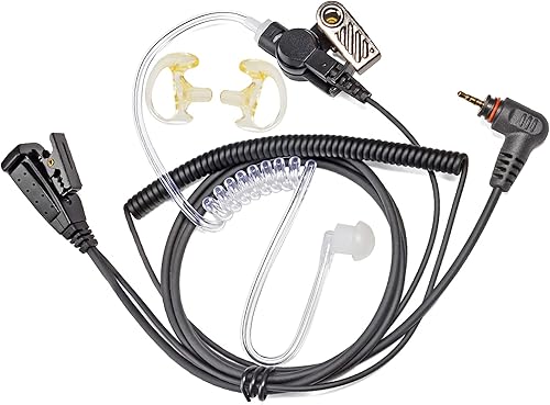 HYS Auricular de radio de 1 cable para Motorola Single Pin SL300 SL7550 SL7580 SL7590 SL4000 SL3500e SL1K SL1M, auricular de radio de vigilancia de