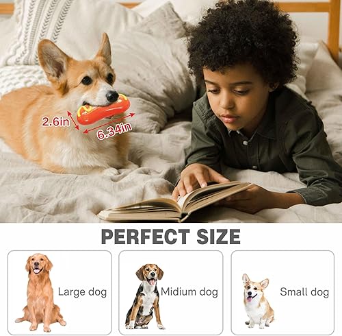 Miniatura 4 de LiuMelinda Juguetes masticables para perros para masticadores agresivos, juguete indestructible para masticadores agresivos, juguetes resistentes