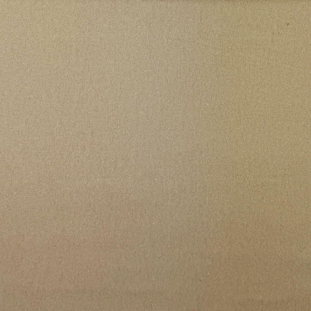 Oh Sew Crafty Limited Beige Plain Flannel Winceyette Fabric 100% Cotton Soft Brushed Flannelette 110Cm Wide (Price Per Metre) (Beige)