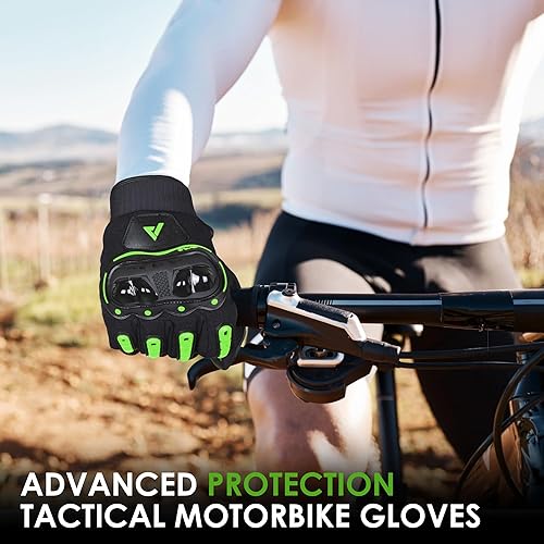 Miniatura 6 de Guantes de motocicleta  Guantes de motocicleta para hombre  Guantes de moto  Guantes de motocross, guantes de motocross, pantalla táctil y