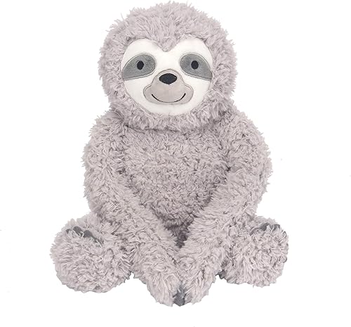 Lambs & Ivy Juguete de peluche gris de peluche perezoso - Speedy