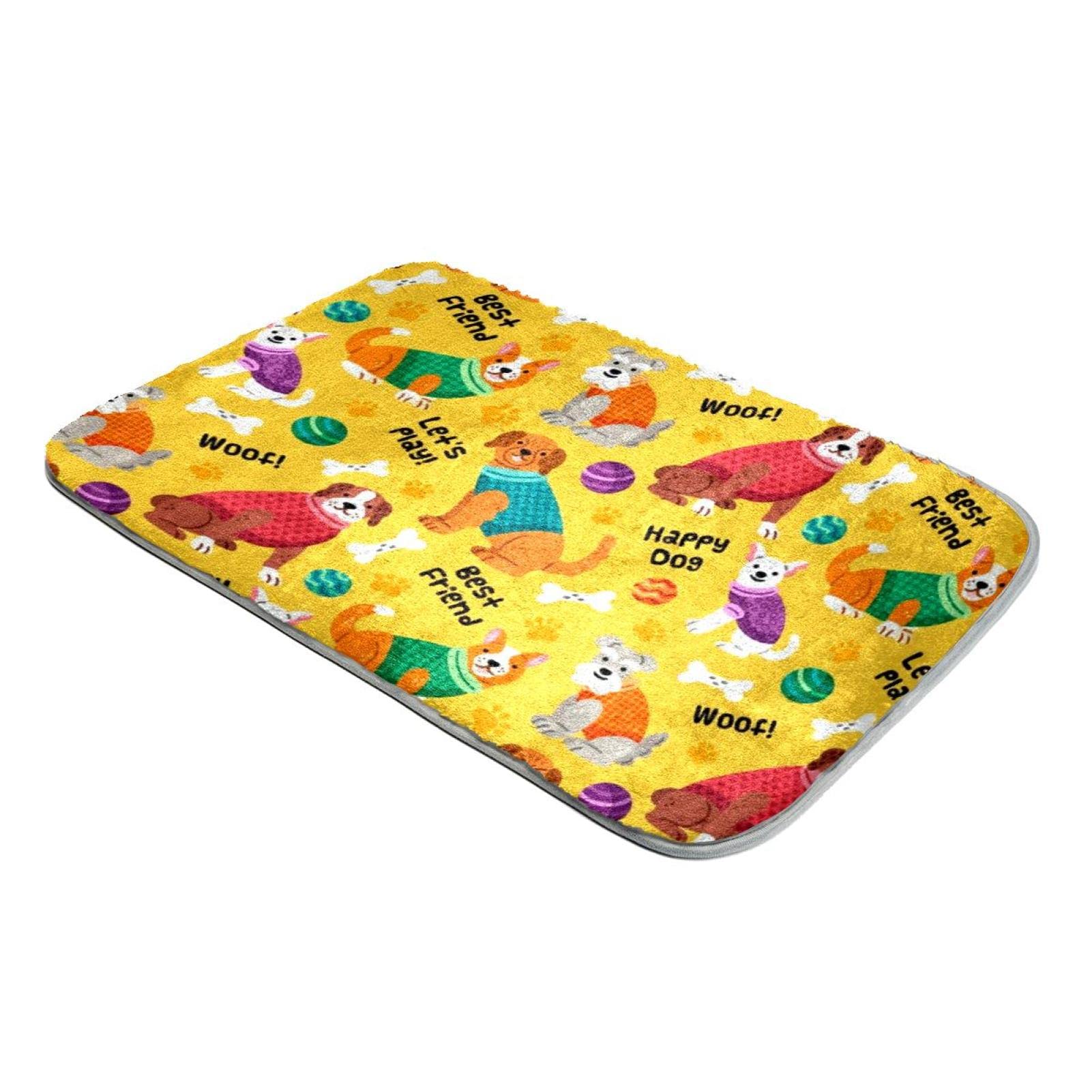 Tapis à poils longs ultra doux lavable pour propriétaires d'animaux