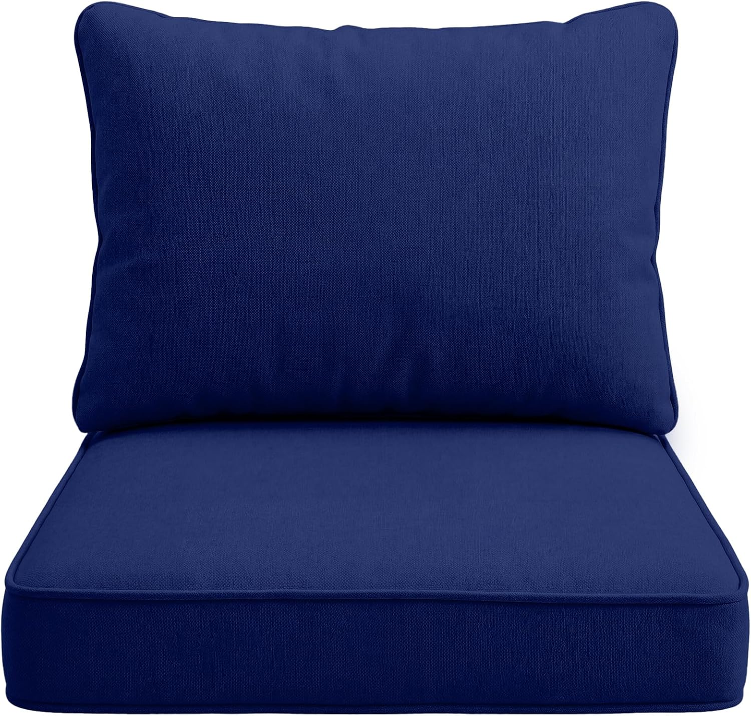 Outdoor Chair Cushions, Fade-Resistant Patio Furniture Cushions, Machine Washable Outdoor Cushions Set, Patio Chair Cushions for Backyard Poolside Garden(Blue)