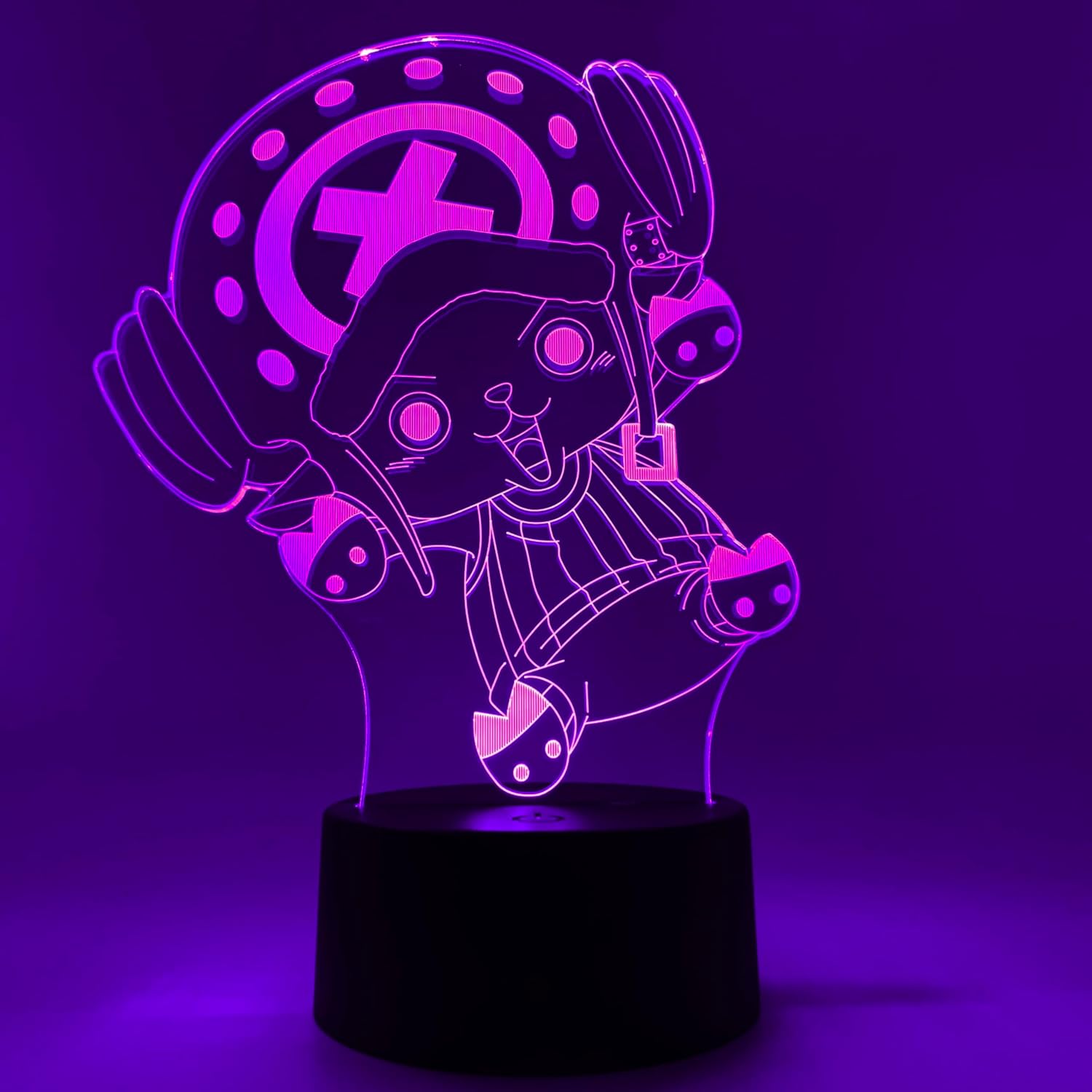 Otaku Lamps Chopper One Piece – Anime Lamp Figure Night Light, 16 Color RGB LED – 3D Anime Room Décor Gift for Otaku