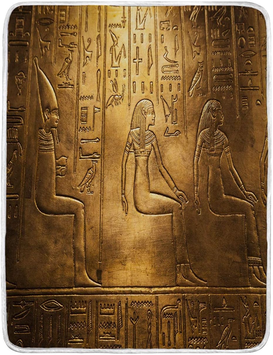 BEIVIVI Egyptian Cozy Throw Blanket, Weighted Blanket