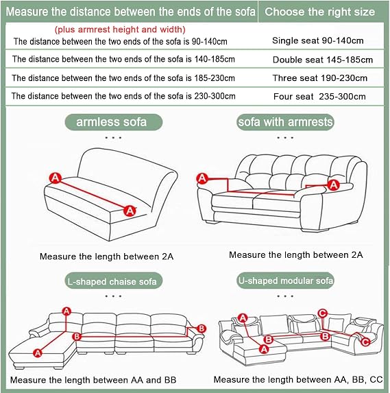 Chenille Stripe Stretch Sofa Slipcover, Sofa Cover Stretch Couch Cover, 1 Piece Non-Slip Weave Textured Warm Soft Sofa Cushion Couch Cover Furniture Protector For 3 Cushion Couch ( Color : Light Gray