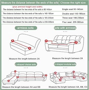 Chenille Stripe Stretch Sofa Slipcover, Sofa Cover Stretch Couch Cover, 1 Piece Non-Slip Weave Textured Warm Soft Sofa Cushion Couch Cover Furniture Protector For 3 Cushion Couch ( Color : Light Gray