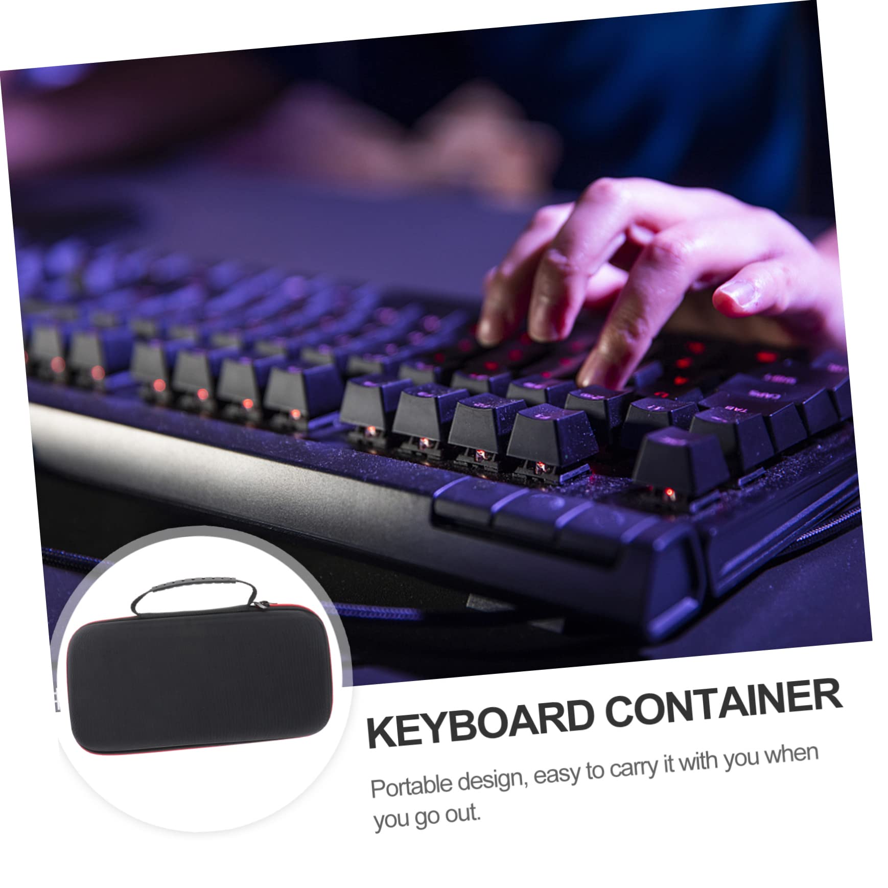 BESTonZON Teclado Bolsa De Almacenamiento Teclado Bolsa Cubierta Del Teclado Teclado Contenedor Teclado Bolsa Teclado Caso Titular Del Teclado Teclado Bolso Organizador De Teclado Protector