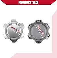 Vista 5 de 4260304030 / Tapas centrales de cubo de rueda para Toyota 4Runner 1996-2002 / Durable/plástico / 4 piezas/tono plateado