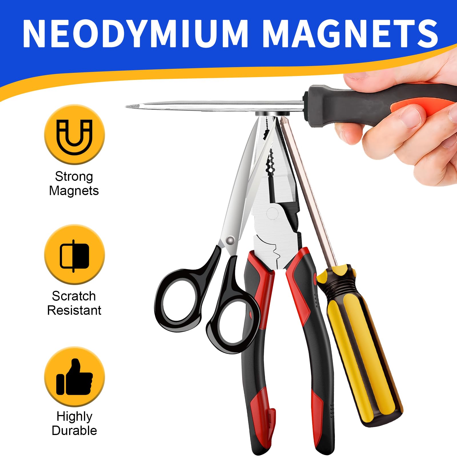 Small Magnets, 7 Sizes Neodymium Magnets for Crafts, 290 Pack — Amazon image 4