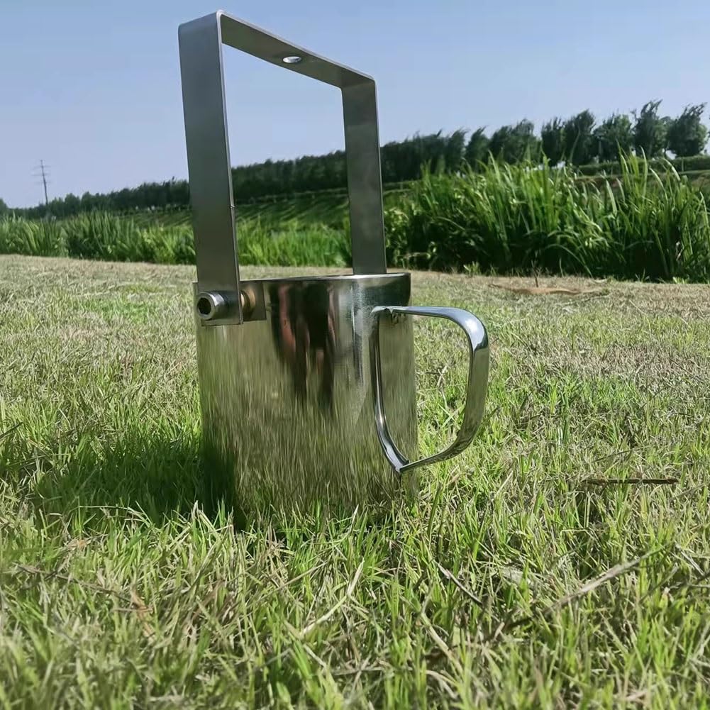 Wasserprobenentopfer aus Edelstahl, 500 ml Flüssigkeitsprobenbecher für Labor und Brunnenrohrleitung, 1,23 m bis 5 m Länge
