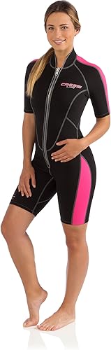 Miniatura 2 de Cressi Traje de neopreno corto con cremallera frontal para mujer, para surf, esnórquel, buceo -Lido Short Lady