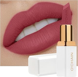 Red Matte Lipstick, Long Lasting Full Coverage Non-Transfer Lipstick for Women Infused with Jojoba Oil and Vitamin E, Cruelty-Free & Vegan (11 CHERRY) 0.12 Oz