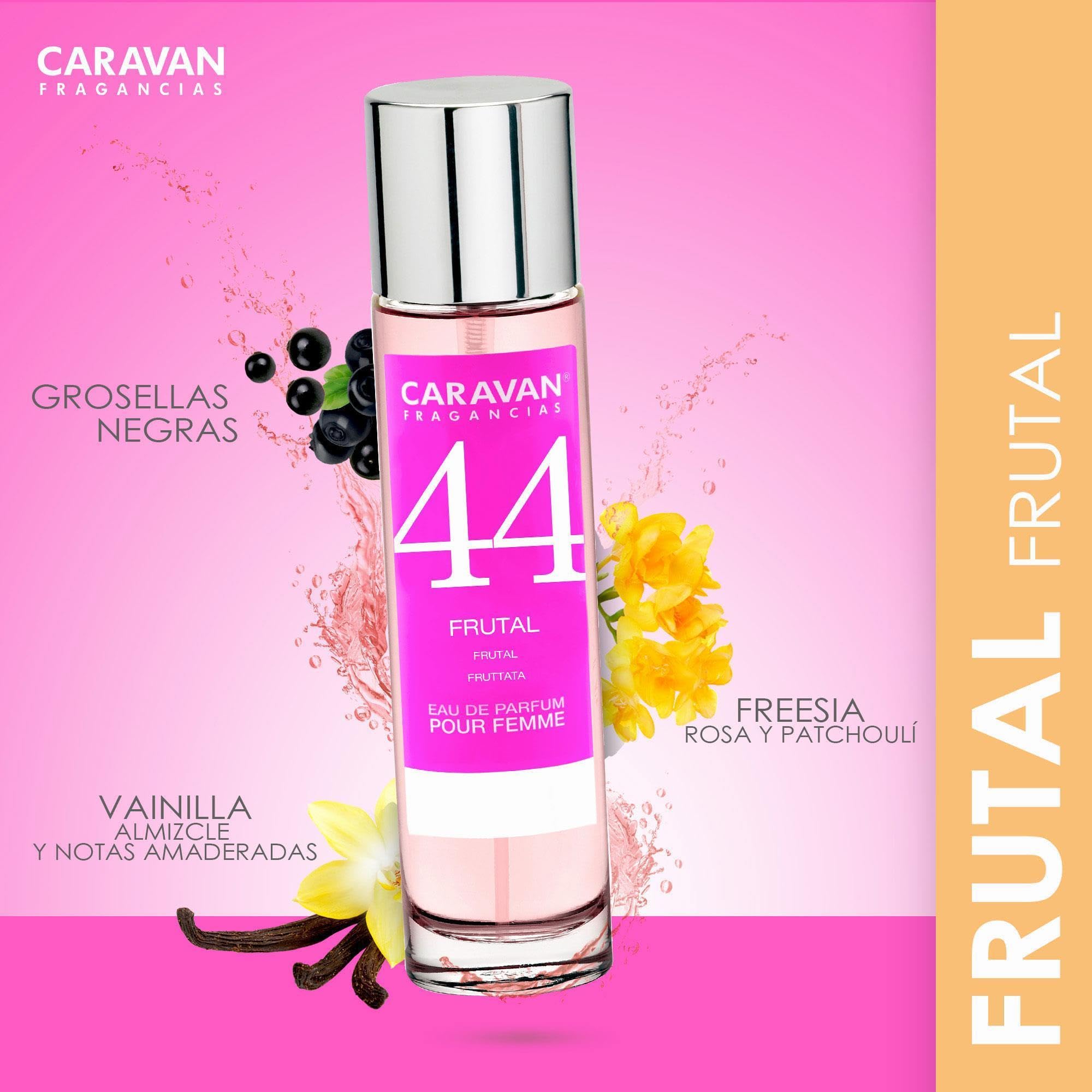 CARAVAN FRAGANCIAS Profumo da donna n. 47 da 150 ml + set di 10 flaconcini di fragranze femminili diverse da Caravan per scoprire nuovi aromi