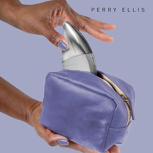 Miniatura 9 de Perry Ellis Elegant Leaf - Cortadora de bolsillo para el cuidado del cuerpo, cortadora de pelo eléctrica inalámbrica para mujeres, doble acción de
