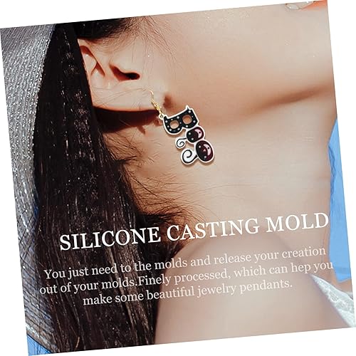 Miniatura 7 de TEHAUX 4 Pcs Holiday Accessories Jewelry Casting Molds Jewellery Moulds Resin Earring Molds Ornament Earrings Halloween Candy Epoxy Earring Molds