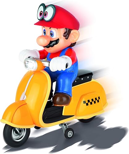 Miniatura 8 de Carrera - Producto con licencia oficial RC de Mario Kart 8 Mach 1 Auto a escala 18 con control remoto de 24 GHz y batería recargable Lifepo4