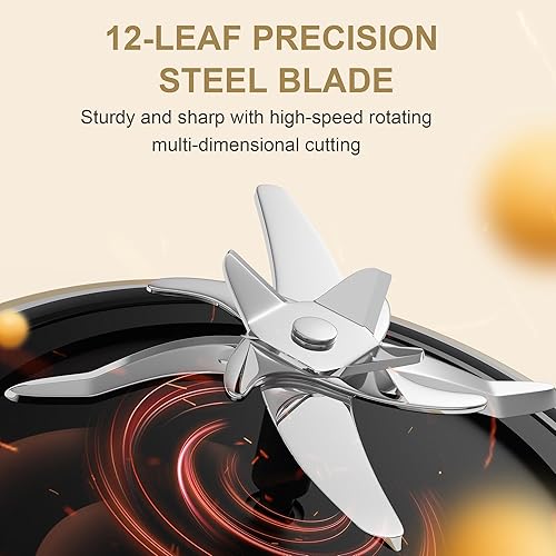 Miniatura 7 de Máquina automática de leche de nueces, 50 onzas de almendras caseras, soja, avena, leche a base de plantas, exprimidor, con tapa