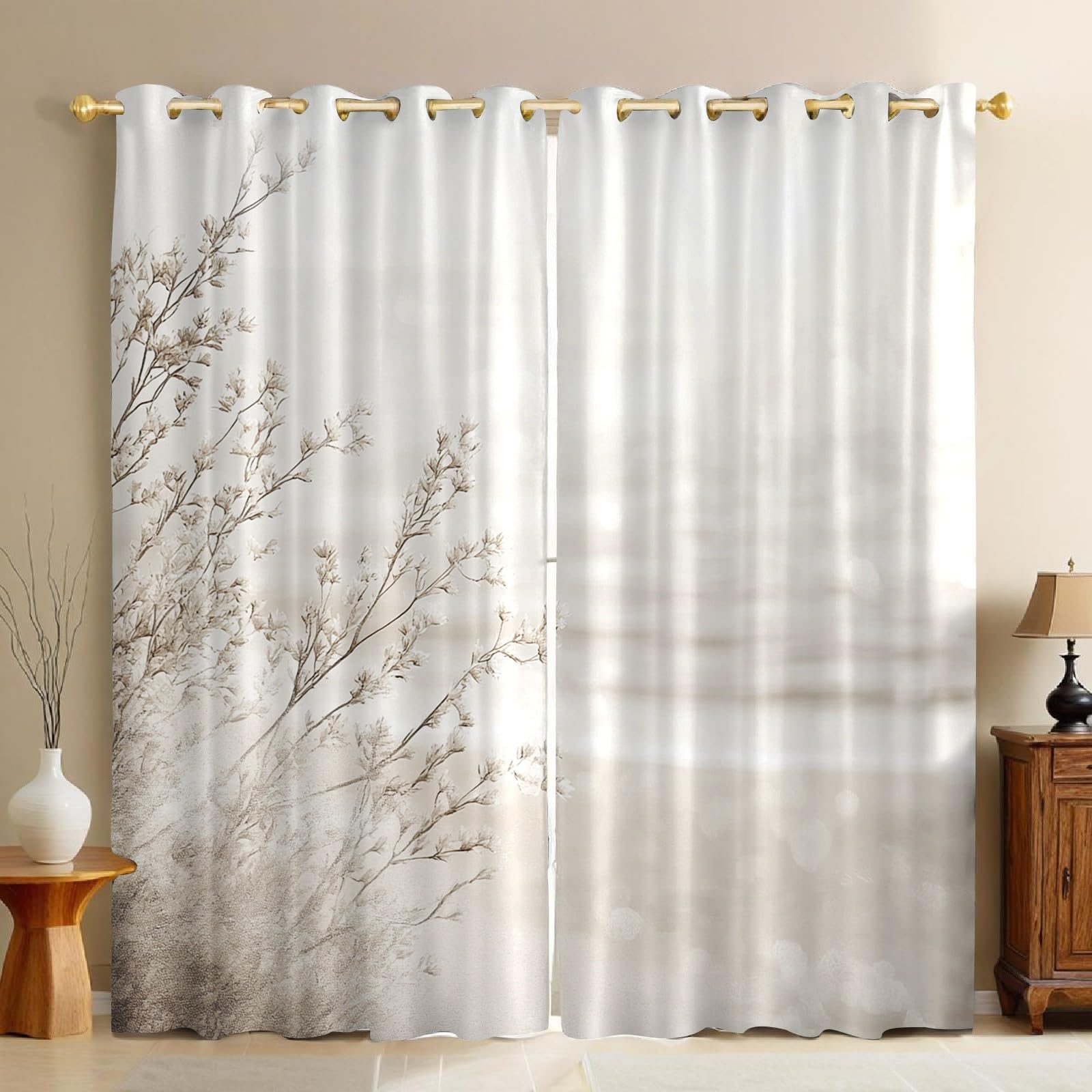 Rideaux occultants anti froid et bruit pour isoler le salon efficacement