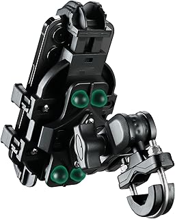 ROCKBROS Aluminum Motorcycle Bike Phone Mount with Vibration Dampener for 4.7''-7.1'' Phones, Universal Handlebar Compatib Price In India