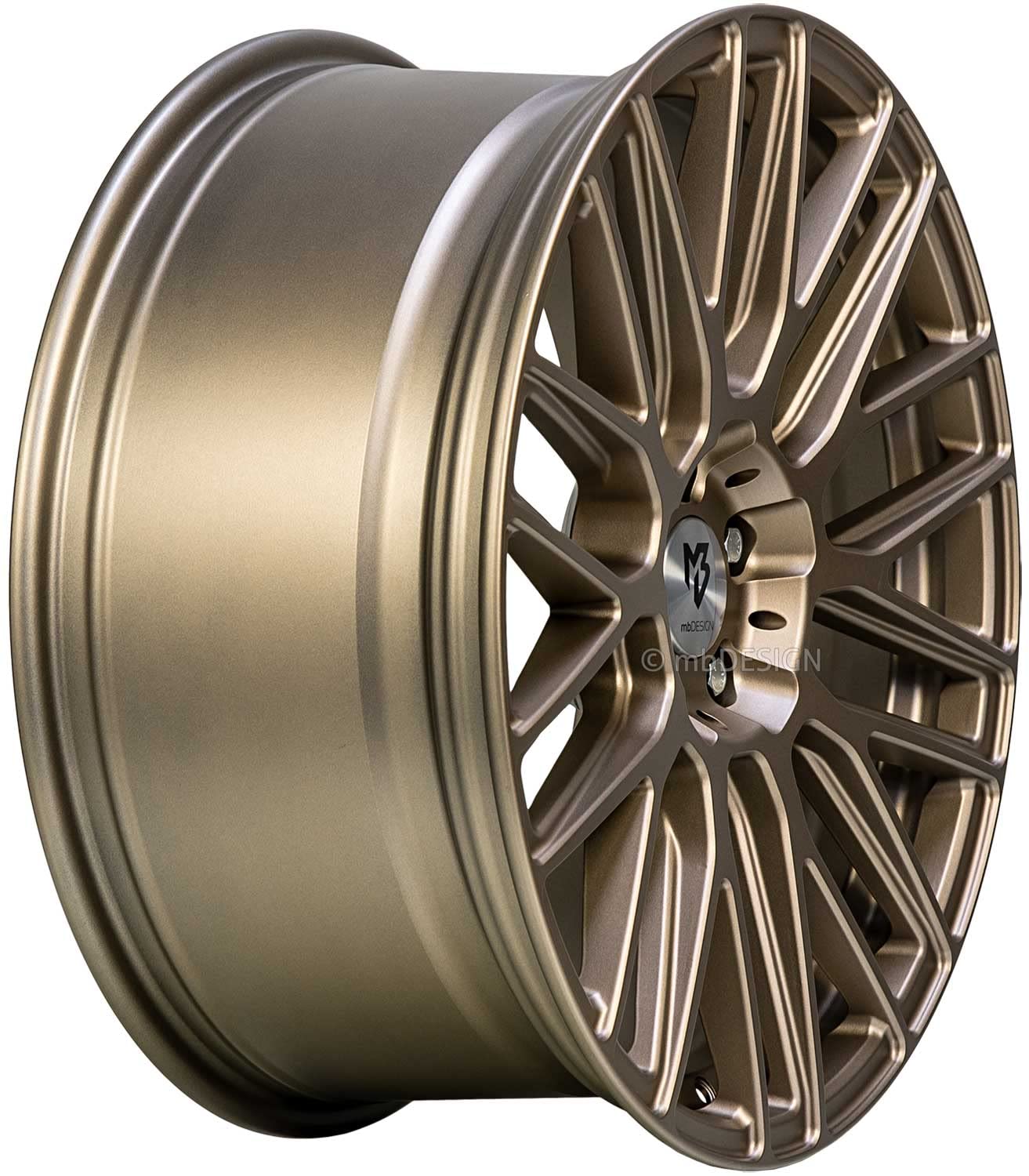 4x MB Design Felgen KV4 8.5Jx18 ET55 5x120 Bronze hell matt kompatibel mit VW T5 T7