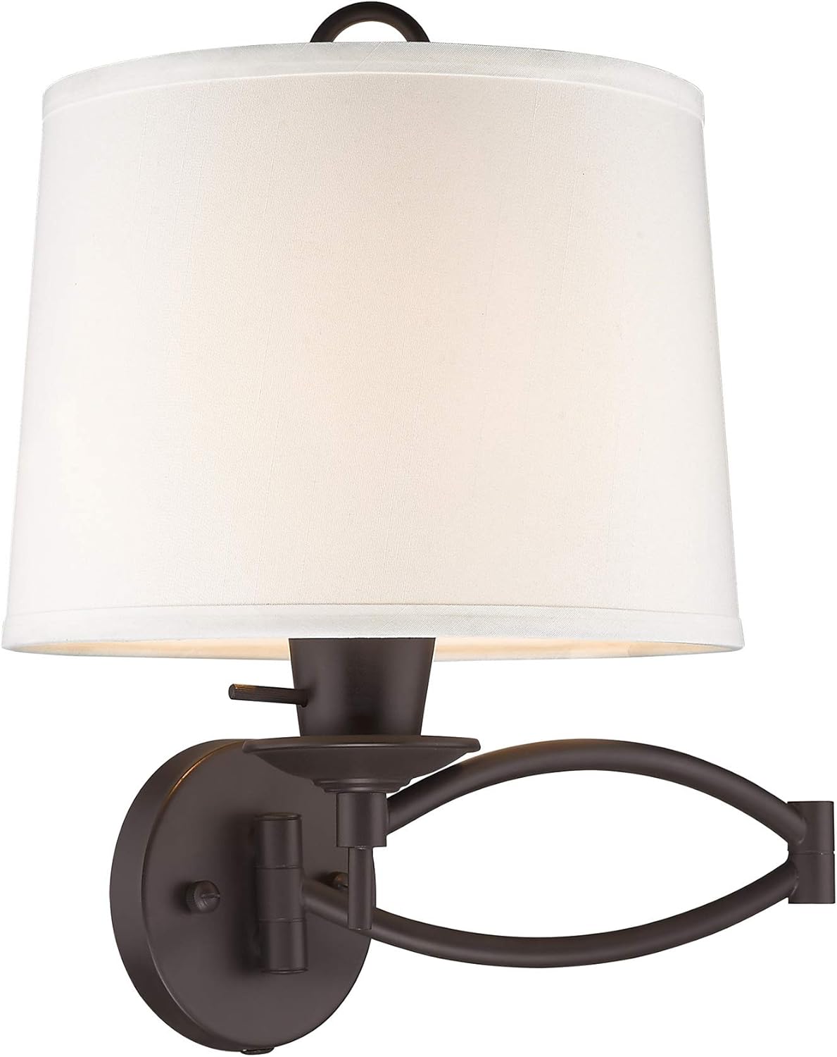 Livex Lighting 4903-07 Transitional One Light Swing Arm Wall Lamps Collection in Bronze/Dark Finish