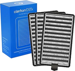 Clarifion - DSTx HEPA + Carbon Air Purifier Filters Replacement 3 Pack, Air Filter for Home, Bedroom, HEPA Filter for Air Purifiers, May Help with Dust, Odors, Smoke, Apartment Essentials