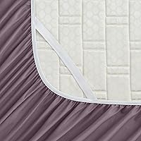 Vista 62 de Empyrean Charcoal Grey Extra Deep Pocket Fitted Sheet Full Size, Hotel Luxury Deep Pocket Full Size Fitted Sheet Only Easily Fits 18 to 24 Inch