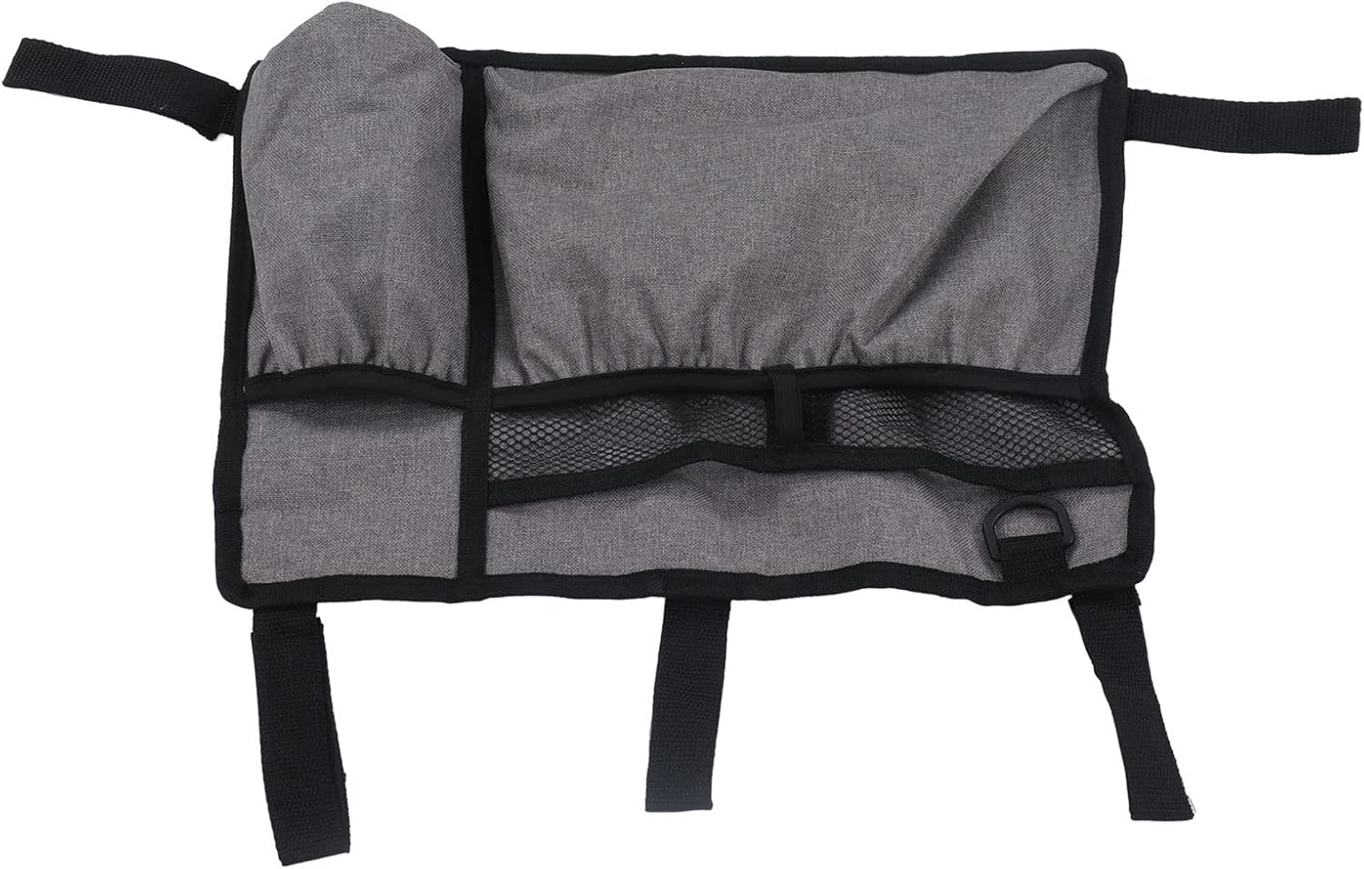 Cuque Bolsa para Caminar, Bolsa de Almacenamiento para Andador, Tela Oxford Duradera y Lavable a Máquina con Múltiples Bolsillos para Guardar artículos. (Gris)