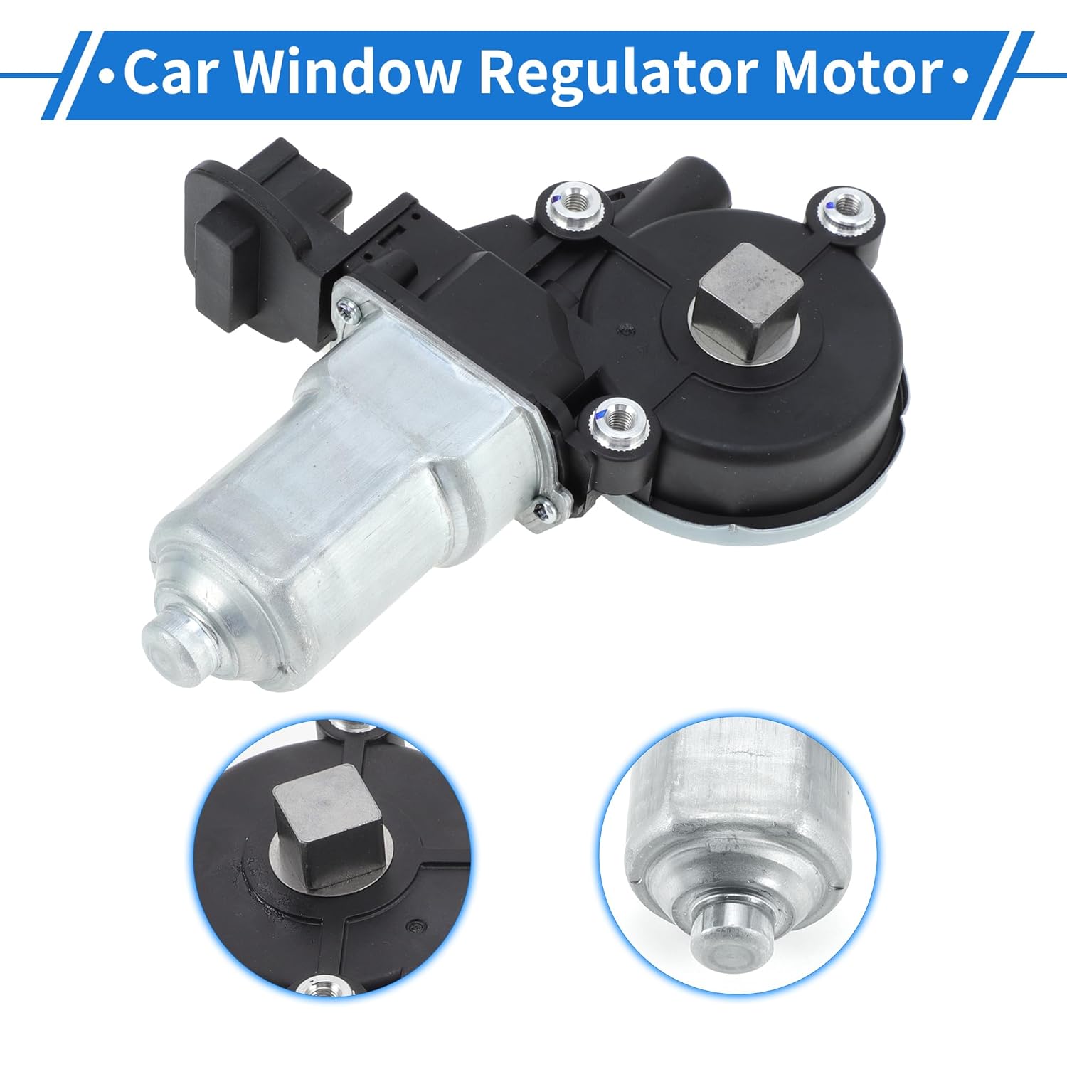 Front Right Passenger Side Power Window Regulator Lift Motor for Nissan Murano 2009-2014 No.807301BA0A 6 Pins Car Window Glass Lift Motor