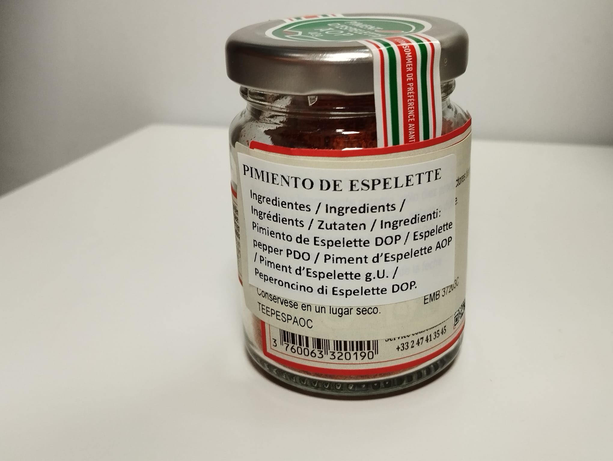 Terre Exotique | Pimentón de Espelette DOP - Bote 40 g.