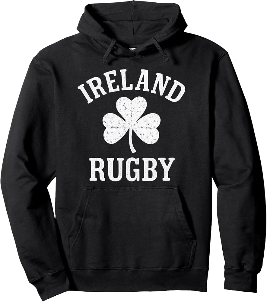 Ireland Rugby Cloverleaf Pullover Hoodie