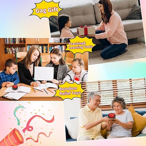 Miniatura 6 de MMGGAISH Altavoz - Efectos de sonido de bocina de aire y DJ, emoji divertidos y botones extravagantes