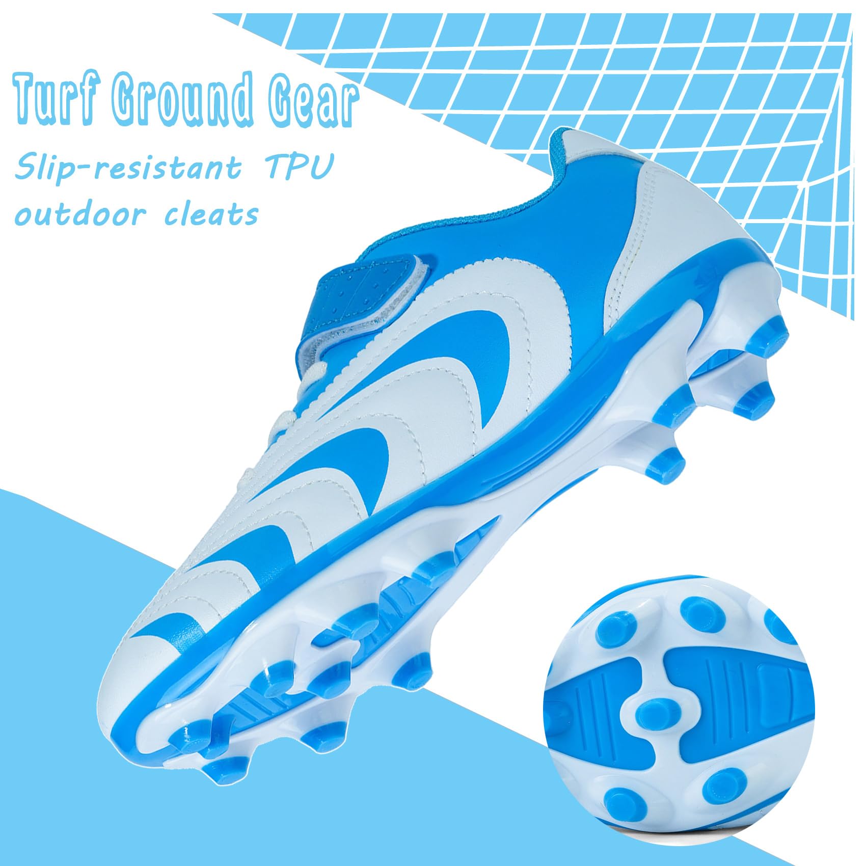 Botas de Fútbol Niño Zapatillas Futbol Tacos Adolescentes Profesional Deporte Césped Zapatos de Entrenamiento Calzado Futbol Multitacos