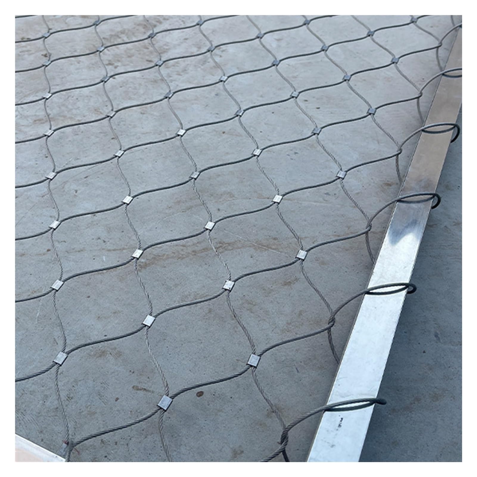 Filet de sécurité escalier 2mm pour empêcher la chute d'objets