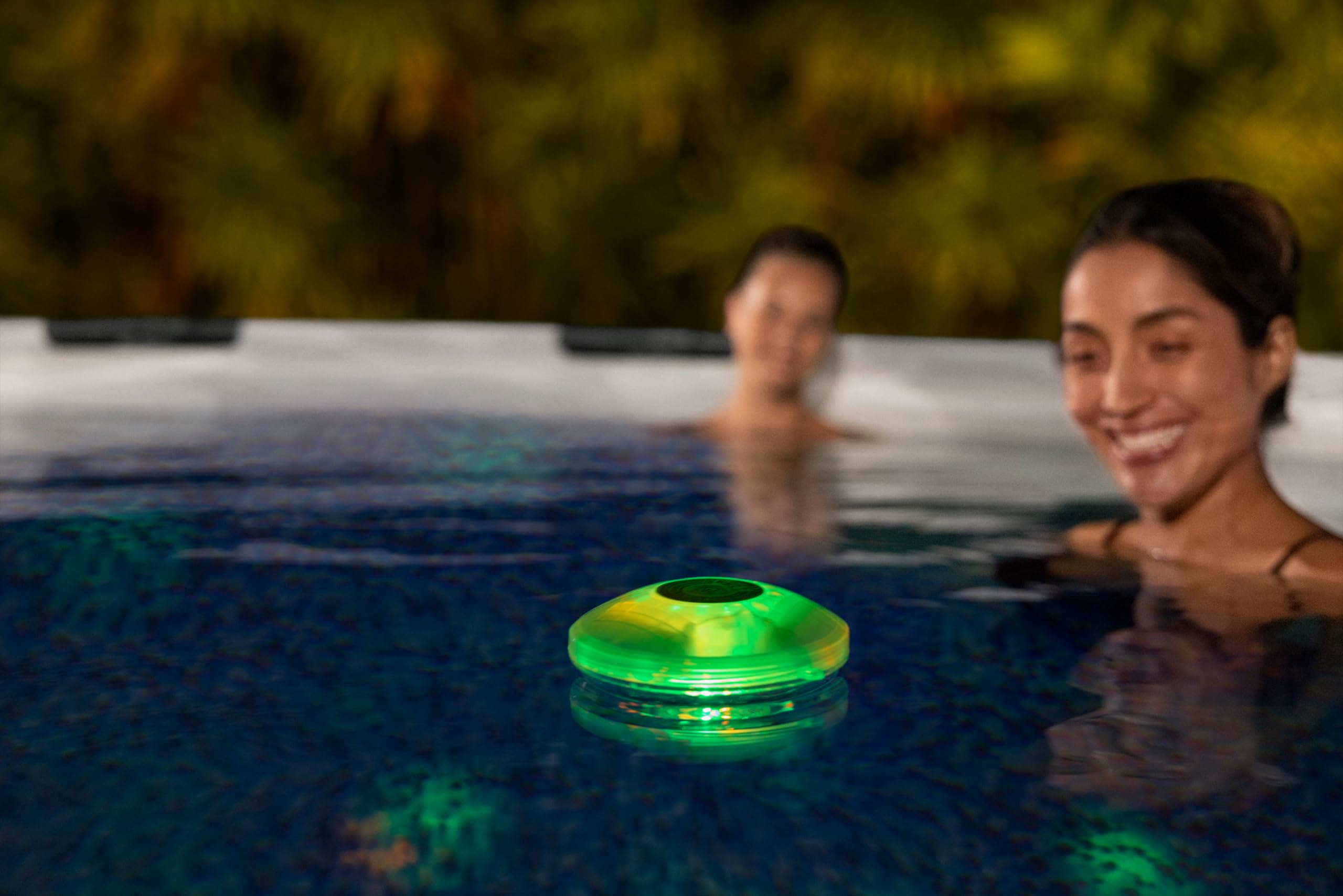 BESTWAY Luz LED Flotante para Piscinas FloatBright 15x14,2x6,7 cm Transparente