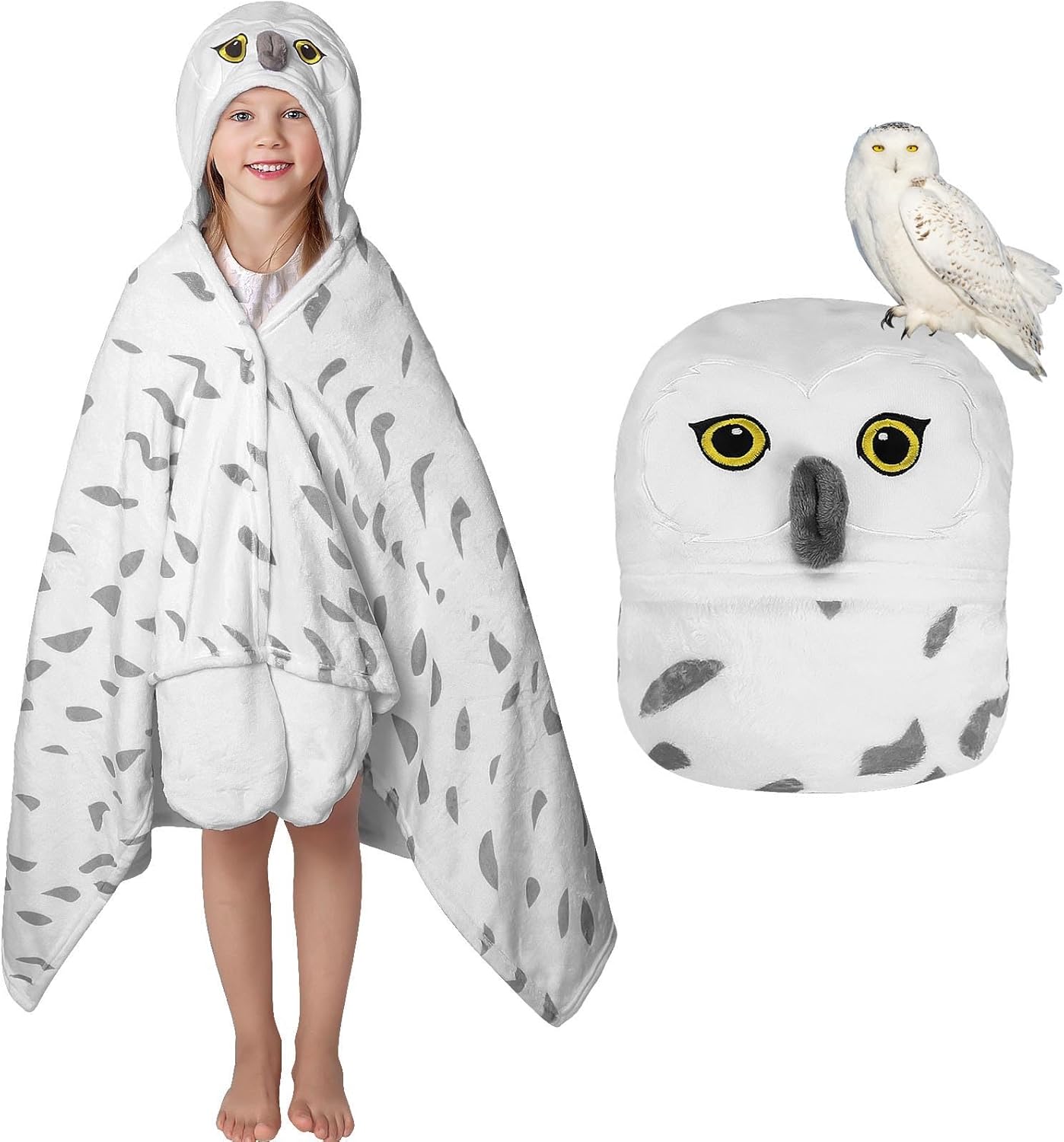Wearable Blanket Hedwig Sleeping Bag Oversized Blanket Hoodie For