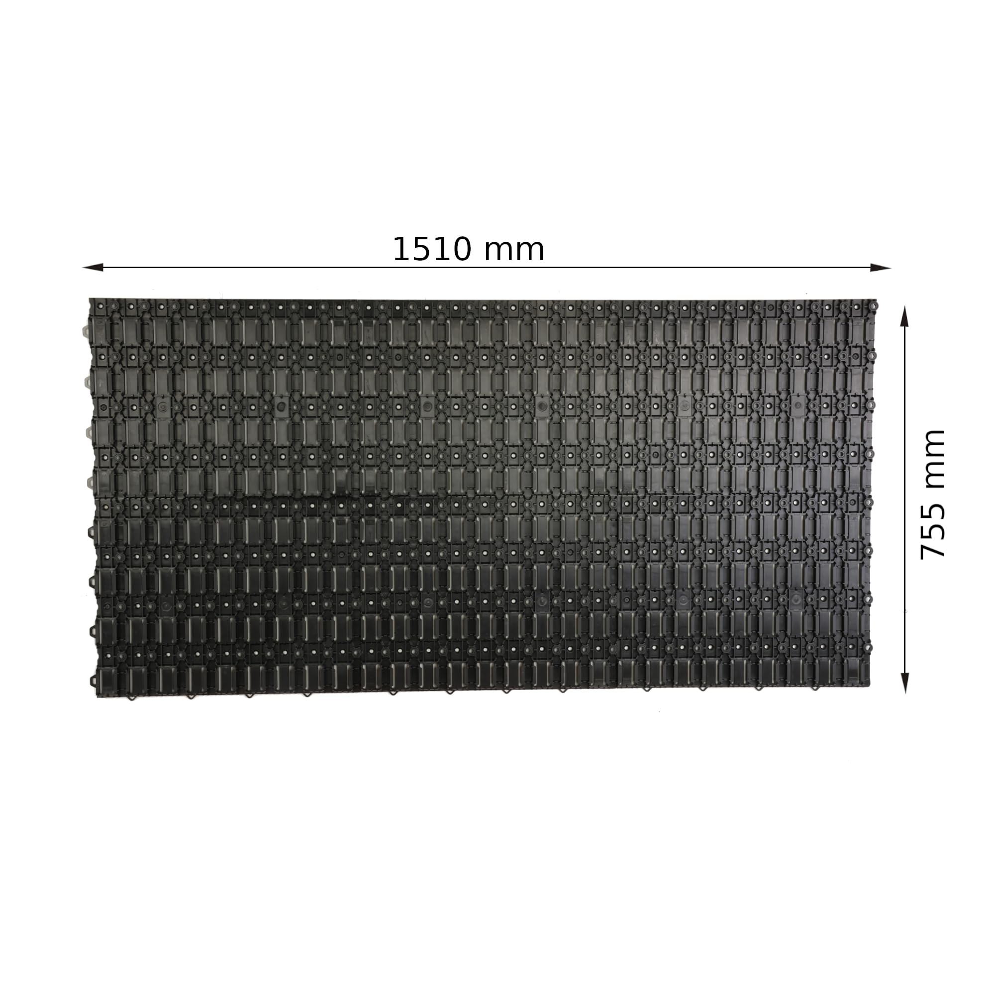 botle Étagère murale à outils de 151 x 76 cm avec 17 crochets pour outils électriques, organisation, tri, S, M, L, plastique, acier avec PVC, garage, atelier, cave