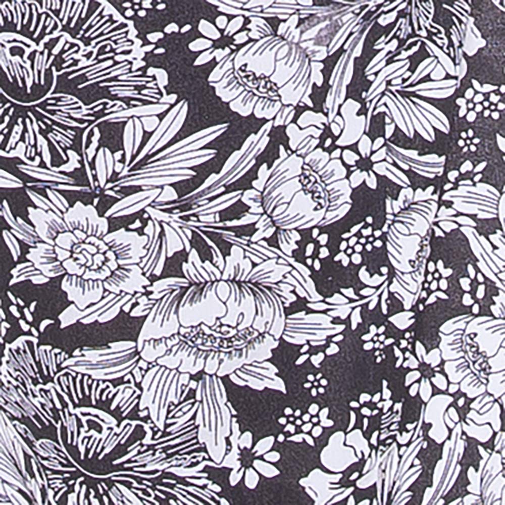 Kendindza Damen Sommerhose Sommer Hose Lang Leicht Freizeithose Blumen aus Baumwolle